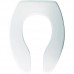 Church 9500CT 000 Elongated Open Front Toilet Seat  White - B001AS9GME
